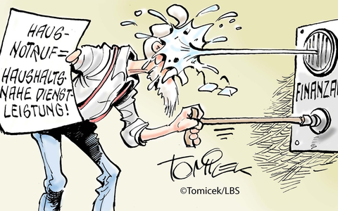 Hausnotruf, steuerlich betrachtet / Hilfsmittel zählt nicht automatisch als haushaltsnahe Dienstleistung - Foto: presseportal.de