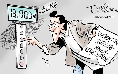 Teure Kratzer / Mieter musste für hohen Schaden im Aufzug aufkommen - Foto: presseportal.de