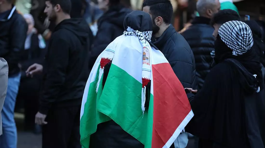 Verbotene Pro-Palästina-Demo (Archiv) - Bild: über dts Nachrichtenagentur