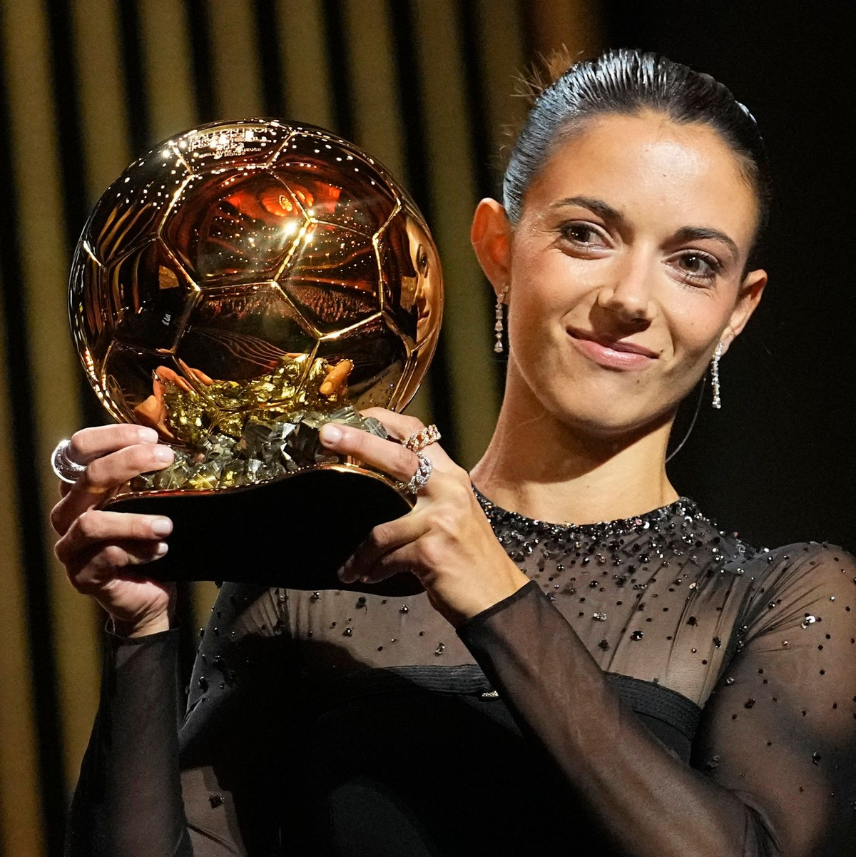 Siegte bei den Frauen: Spaniens Weltmeisterin Aitana Bonmatí. - Foto: Michel Euler/AP/dpa