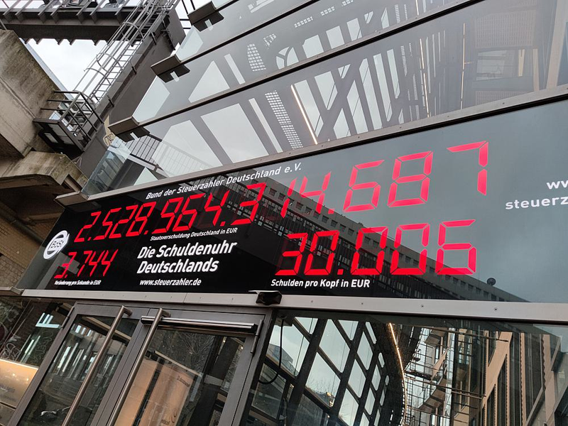 Schuldenuhr (Archiv) - Foto: über dts Nachrichtenagentur