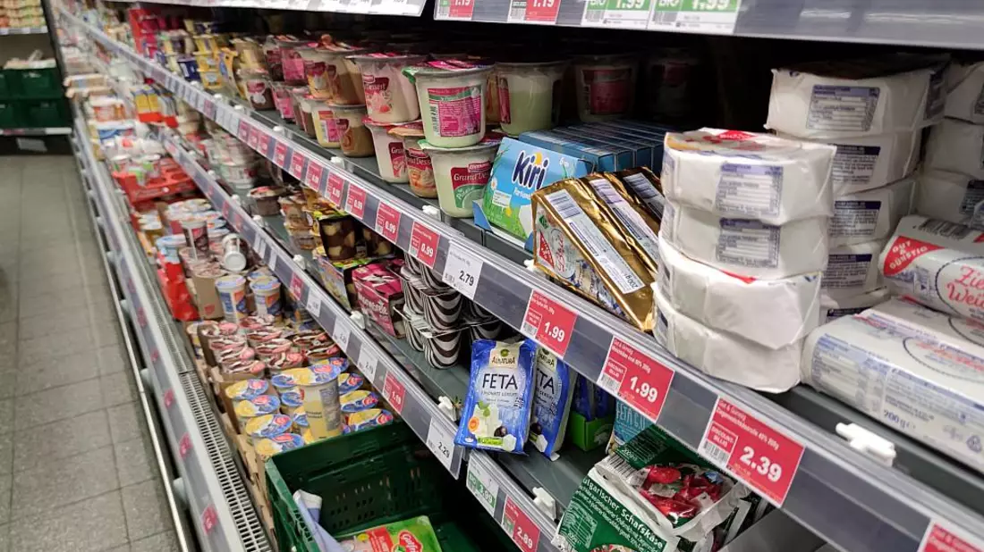 Käse im Supermarkt (Archiv) - Bild: über dts Nachrichtenagentur