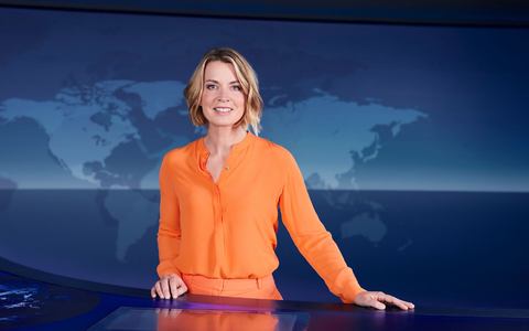 Jessy Wellmer gab ihren Einstand bei den «Tagesthemen». - Foto: Hendrik Lüders/NDR/dpa