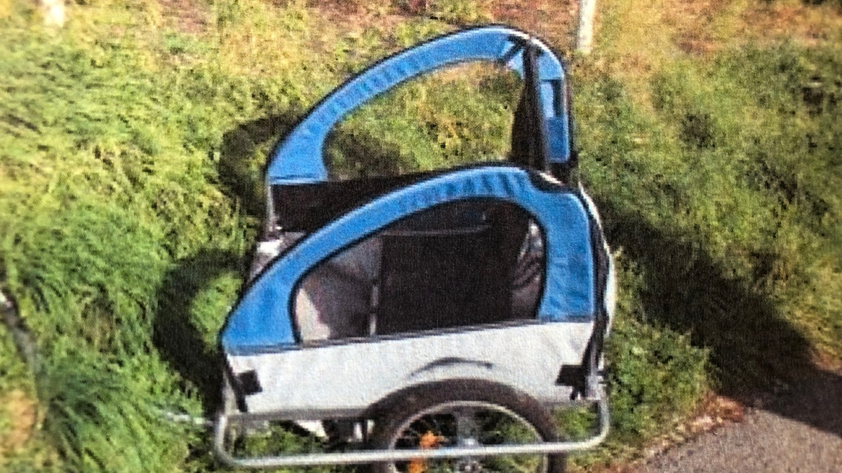 POL-LIP: Detmold. Fahrradanhänger aufgefunden - Eigentümer gesucht. - Foto: presseportal.de