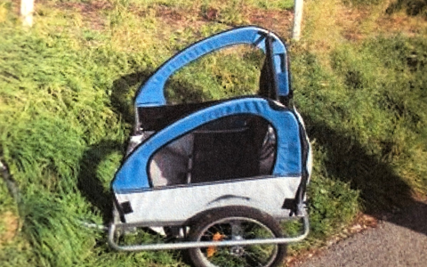 POL-LIP: Detmold. Fahrradanhänger aufgefunden - Eigentümer gesucht. - Foto: presseportal.de