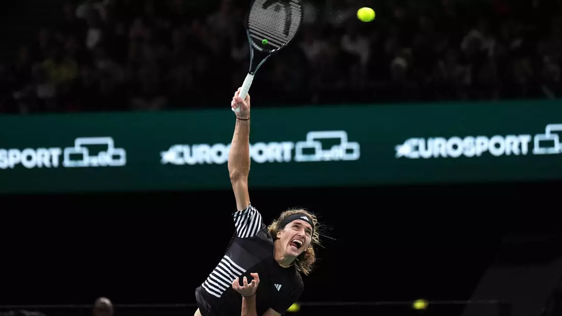 Kämpfte sich in Paris in die nächste Runde: Alexander Zverev. - Bild: Dimitar Dilkoff/AFP/dpa
