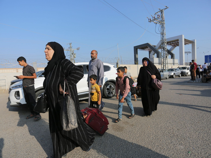 US-Vizepräsidentin Harris bezeichnet die Bedingungen für die Menschen im Gazastreifen als unmenschlich und sprach von einer humanitären Katastrophe. - Foto: Hatem Ali/AP