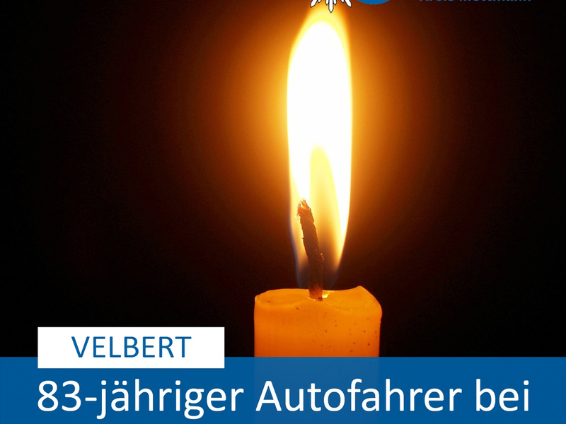 POL-ME: 83-jähriger Nevigeser nach Autounfall verstorben - Velbert - 2310117 - Foto: presseportal.de