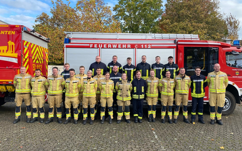 FW Xanten: Erfolgreiche Halbzeit in der Grundausbildung - Foto: presseportal.de