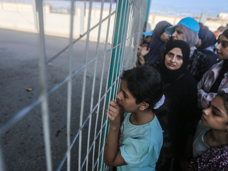 Die humanitäre Lage im Gazastreifen - wie hier in Rafah - spitzt sich weiter zu. - Foto: Mohammed Talatene/dpa
