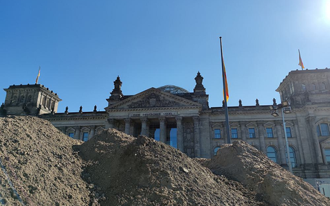 Baustelle vor Deutschem Bundestag (Archiv) - Foto: über dts Nachrichtenagentur