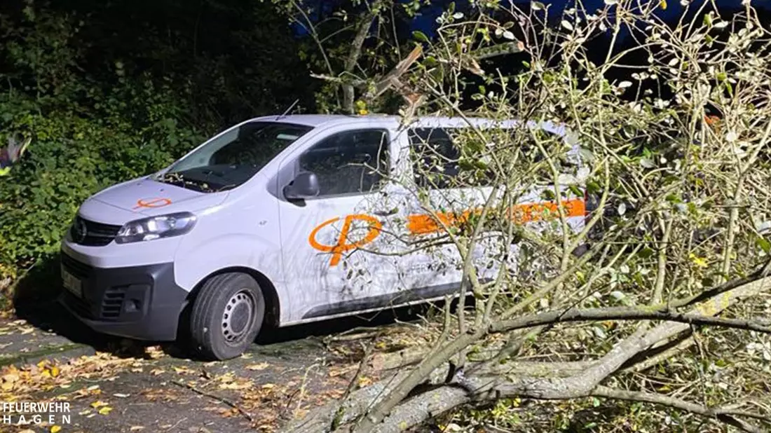 FW Hagen: Mehrere Unwettereinsätze - Bild: presseportal.de