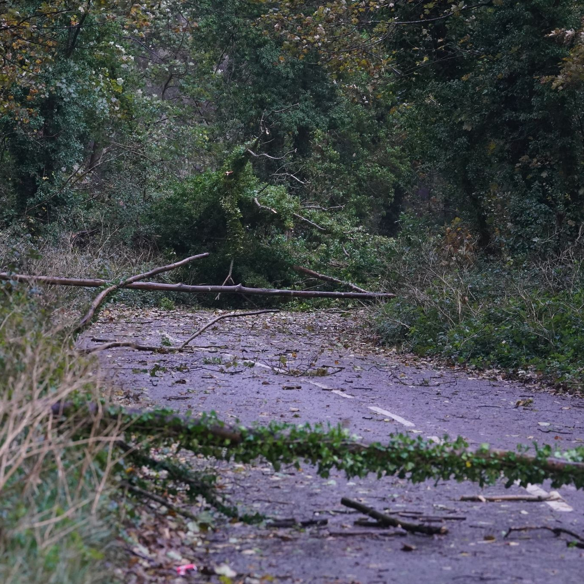 Wellen brechen über die Hafenmauer in Folkestone, Kent. - Foto: Gareth Fuller/PA Wire/dpa