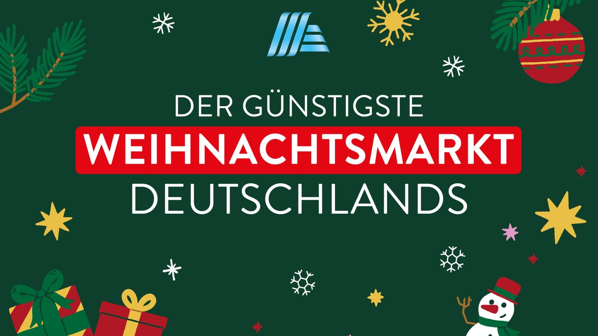 ALDI SÜD eröffnet den günstigsten Weihnachtsmarkt Deutschlands - Foto: presseportal.de