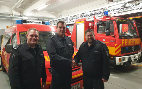 FW Tönisvorst: Ein neuer Zugführer für die Feuerwehr Tönisvorst - Foto: presseportal.de