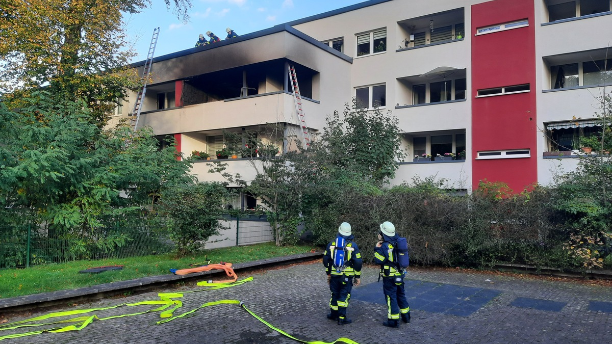 FW-Erkrath: Wohnungsbrand am Eichendorffweg - Foto: presseportal.de