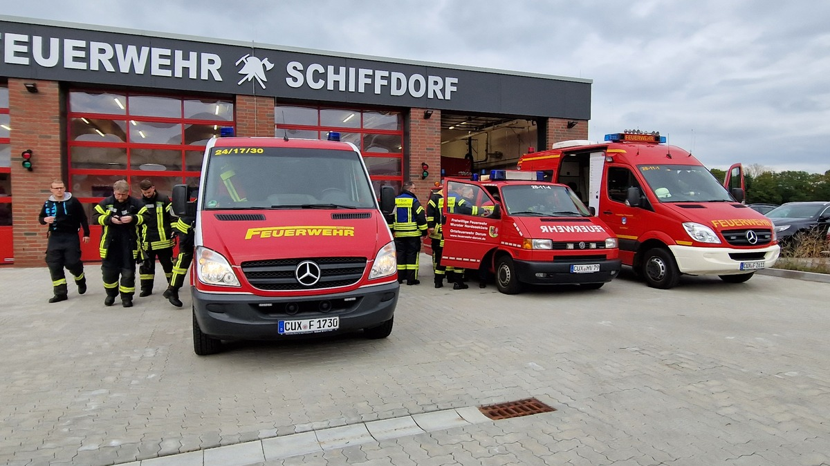 FFW Schiffdorf: Feuerwehr unterstützt bei Personensuche - Foto: presseportal.de