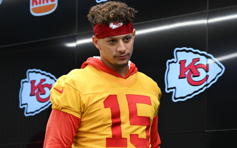 Star der Kansas City Chiefs: Patrick Mahomes. - Foto: Arne Dedert/dpa