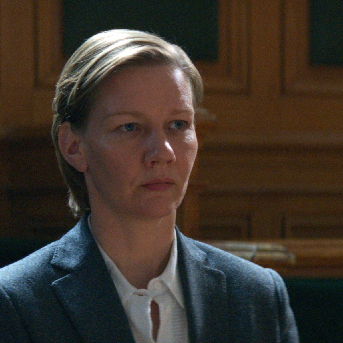 Unter Verdacht: Sandra Hüller wird als namensgleiche Sandra im Film «Anatomie eines Falls» des Mordes an ihrem Mann bezichtigt. - Foto: -/Plaion Pictures/dpa