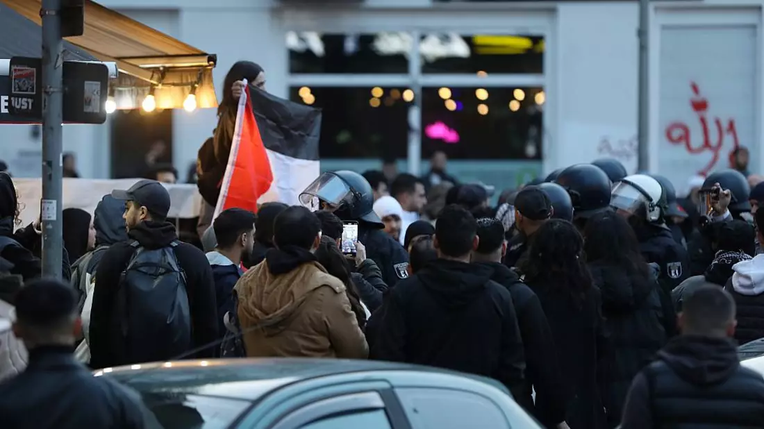 Verbotene Pro-Palästina-Demo (Archiv) - Bild: über dts Nachrichtenagentur