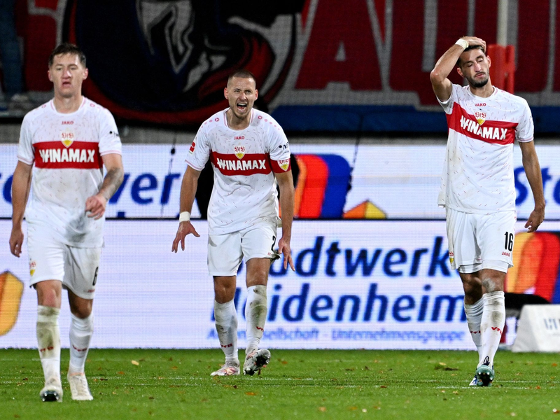 Stuttgart musste sich in Heidenheim geschlagen geben. - Foto: Harry Langer/dpa