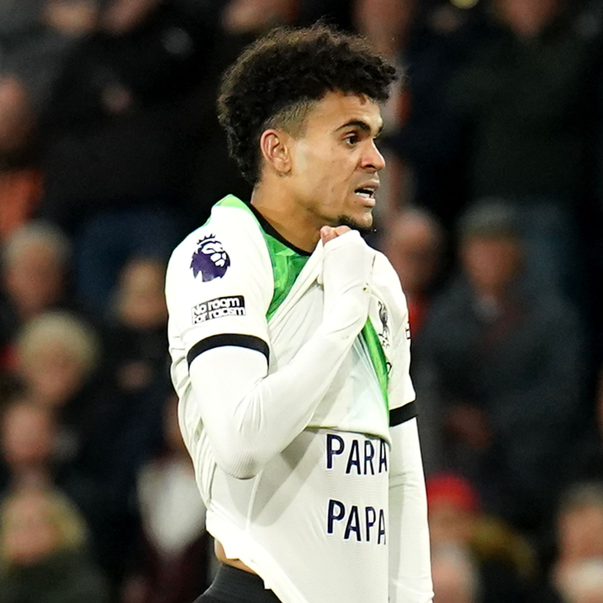 Richtete emotionale Worte an die Entführer seines Vaters: Liverpool-Profi Luis Díaz. - Foto: Zac Goodwin/PA Wire/dpa