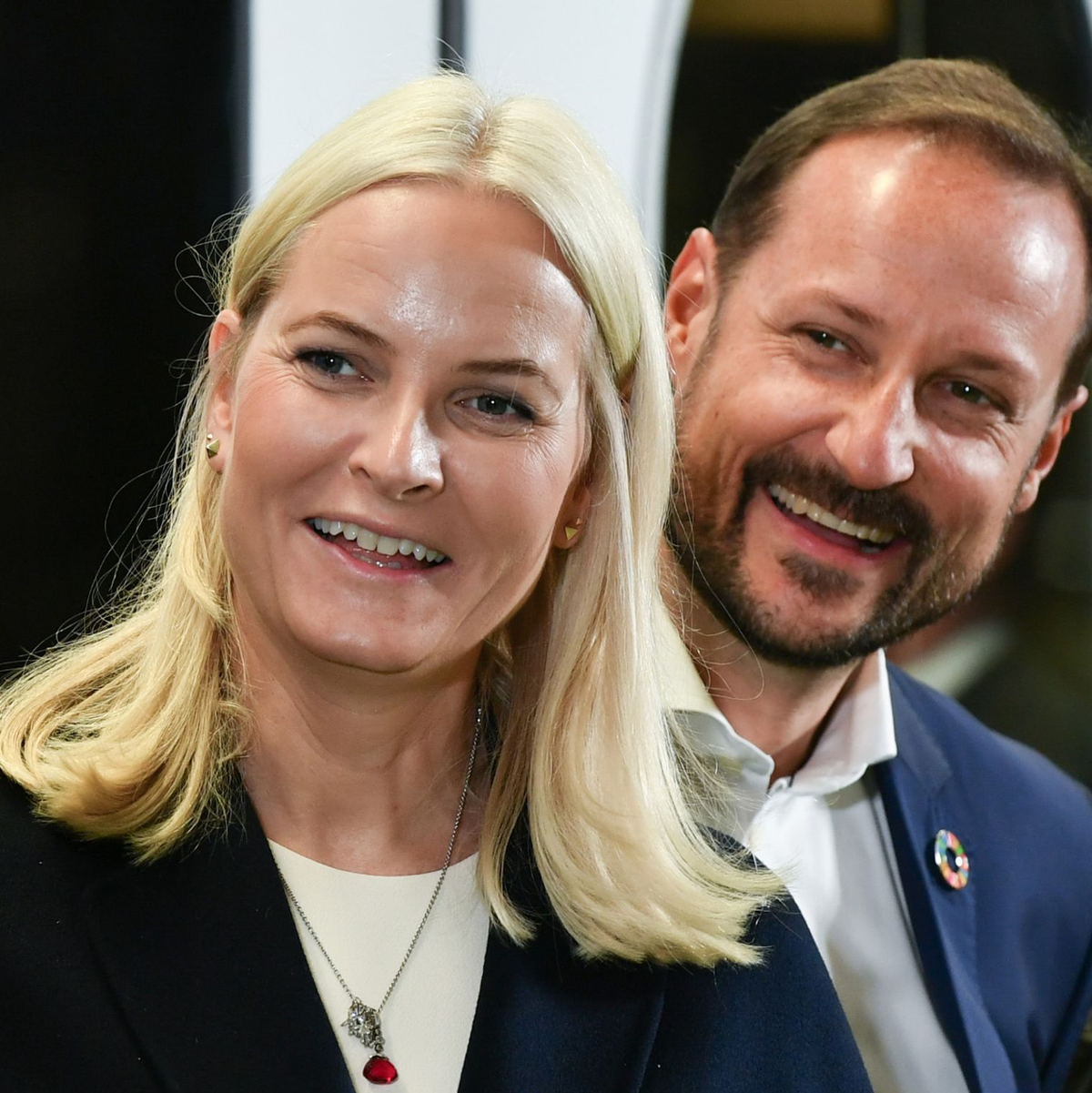 Haakon, Kronprinz von Norwegen, und Kronprinzessin Mette-Marit. - Foto: Jens Kalaene/dpa-Zentralbild/dpa