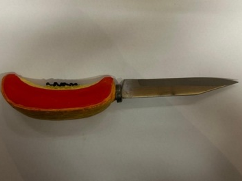 BPOL-FL: Elmshorn - Mann ohne Zugfahrkarte beleidigt Bundespolizisten; Messer und Rauschgift sichergestellt - Foto: presseportal.de