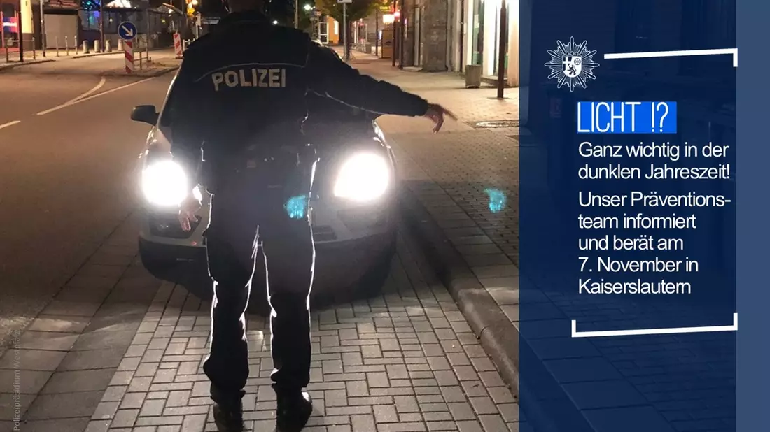 POL-PPWP: Funktioniert das Licht? - Bild: presseportal.de