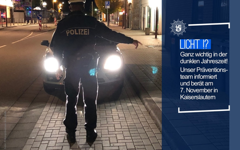 POL-PPWP: Funktioniert das Licht? - Foto: presseportal.de