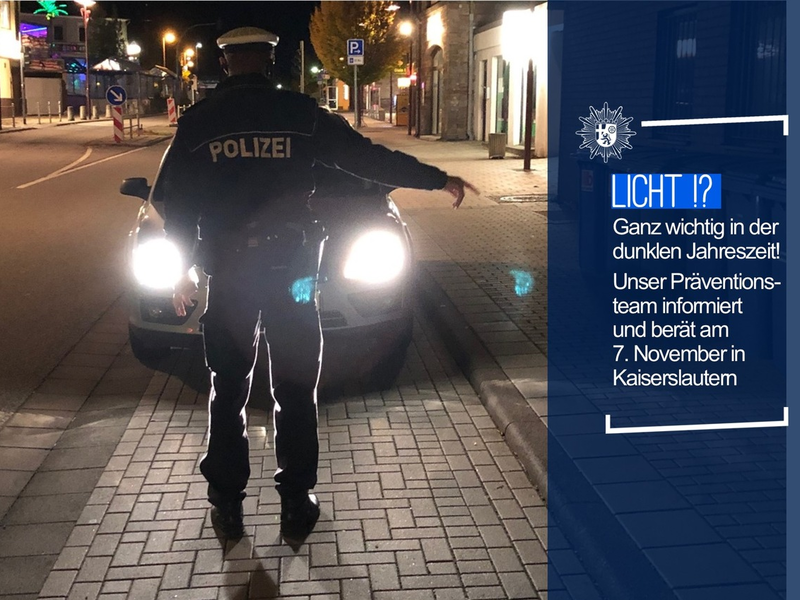 POL-PPWP: Funktioniert das Licht? - Foto: presseportal.de