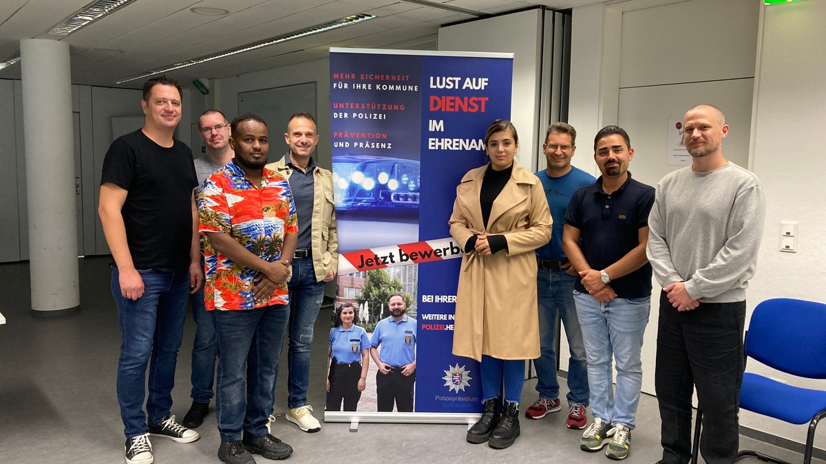 POL-DA: Südhessen: Polizei bildet neue Freiwillige Polizeihelferinnen und Polizeihelfer aus - Foto: presseportal.de