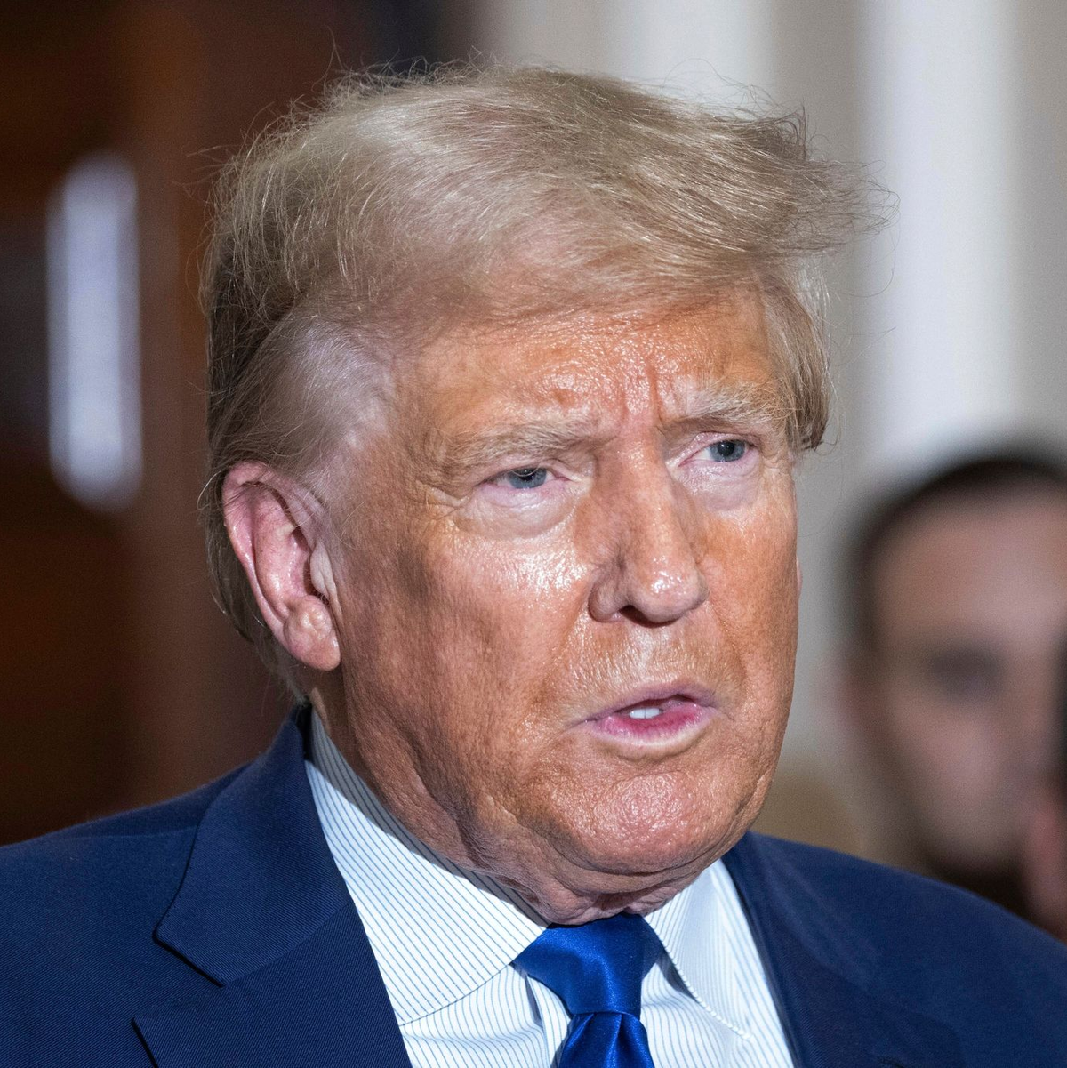 «Das ist ein sehr unfairer Prozess. Ich hoffe, die Öffentlichkeit schaut zu»: Donald Trump. - Foto: Yuki Iwamura/AP/dpa