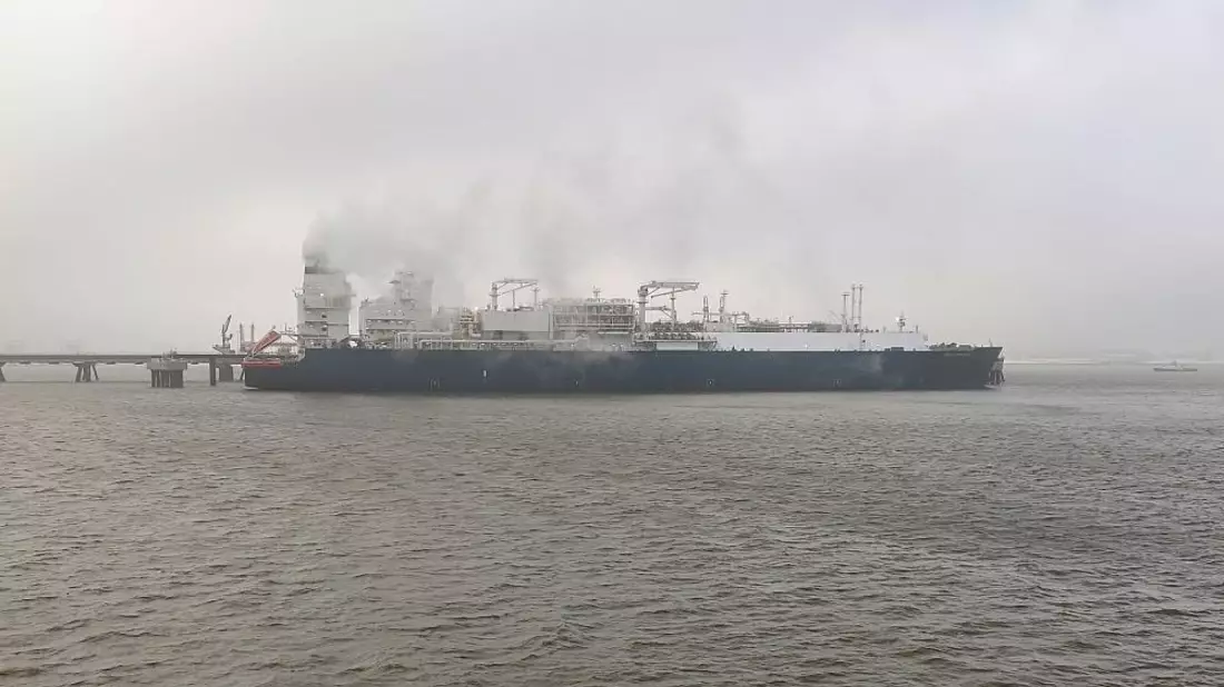 Schwimmendes LNG-Terminal in Wilhelmshaven (Archiv) - Bild: über dts Nachrichtenagentur