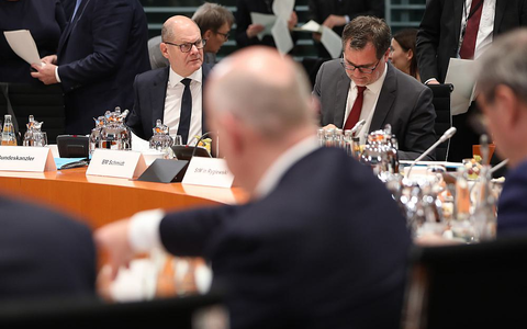 Olaf Scholz und Wolfgang Schmidt am 06.11.2023 - Foto: über dts Nachrichtenagentur