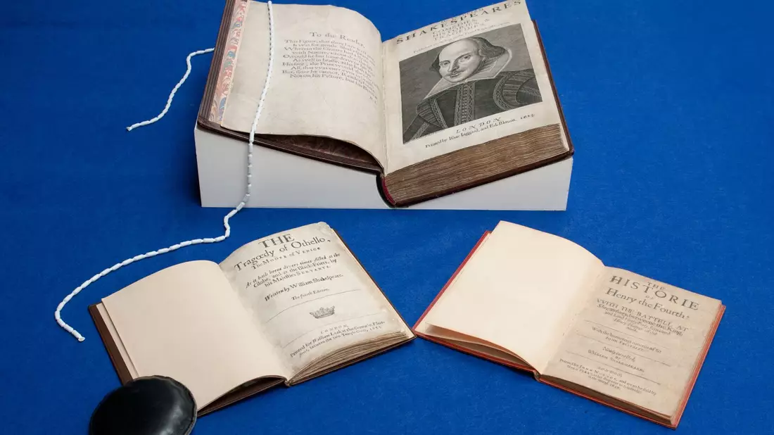 Shakespeares «First Folio» wird in der Londoner Guildhall Library ausgestellt. - Bild: City Of London Corporation/PA Media/dpa