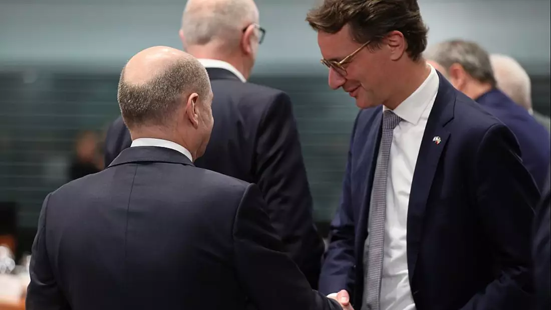 Olaf Scholz, Hendrik Wüst (Archiv) - Bild: über dts Nachrichtenagentur