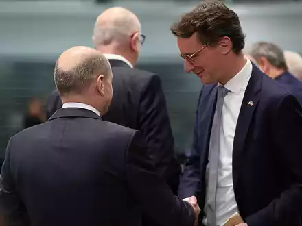 Olaf Scholz, Hendrik Wüst (Archiv) - Foto: über dts Nachrichtenagentur