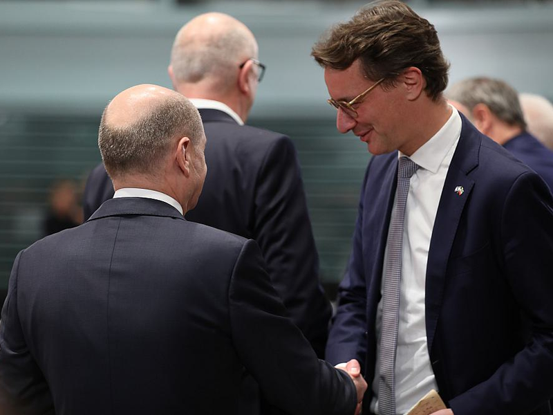 Olaf Scholz, Hendrik Wüst (Archiv) - Foto: über dts Nachrichtenagentur