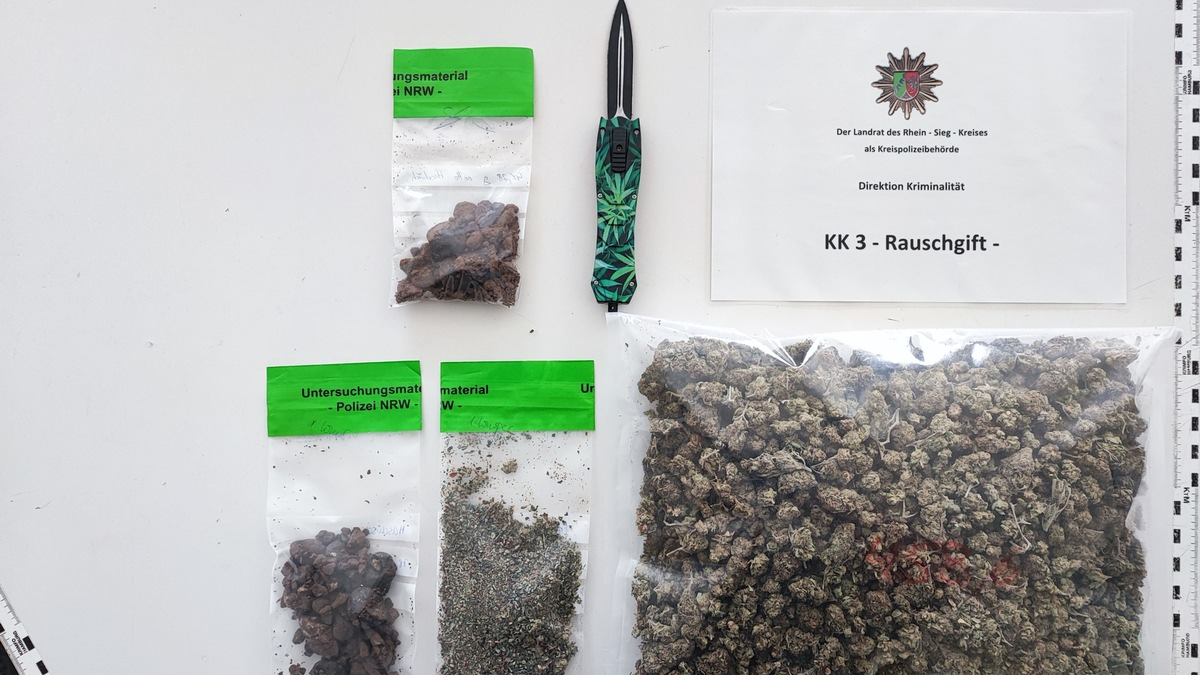 POL-SU: Verdacht des Drogenhandels/Verdächtiger vorläufig festgenommen - Foto: presseportal.de