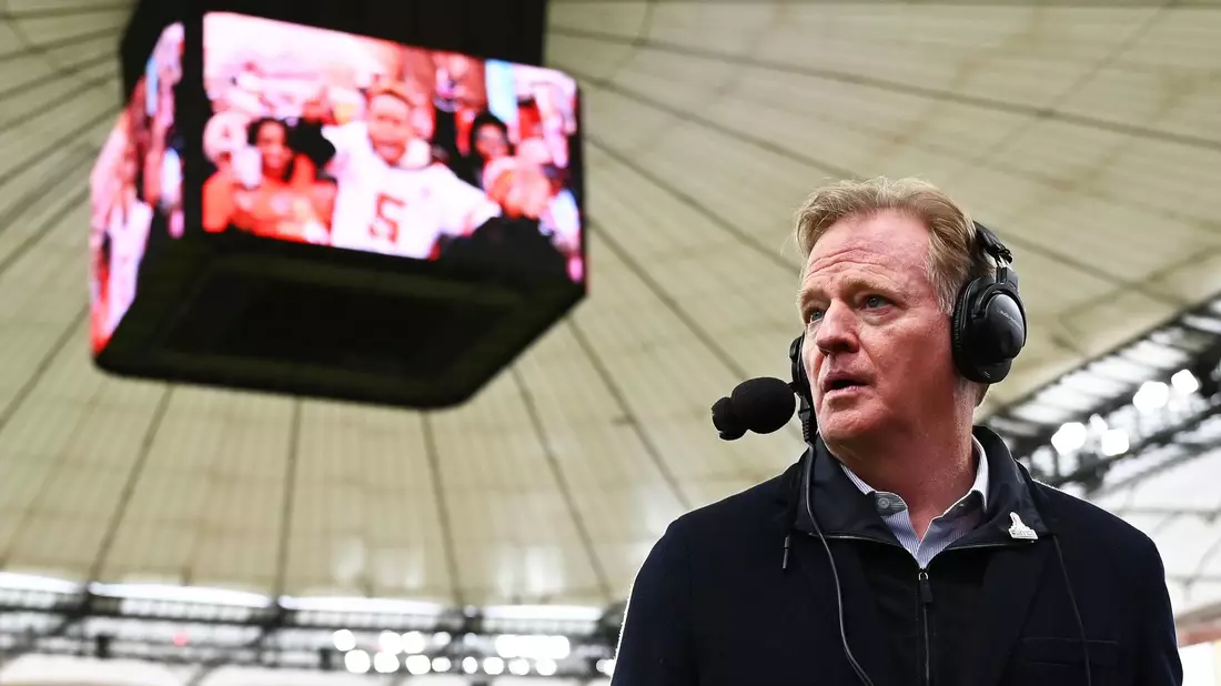 Roger Goodell ist der Chef der NFL. - Bild: Arne Dedert/dpa