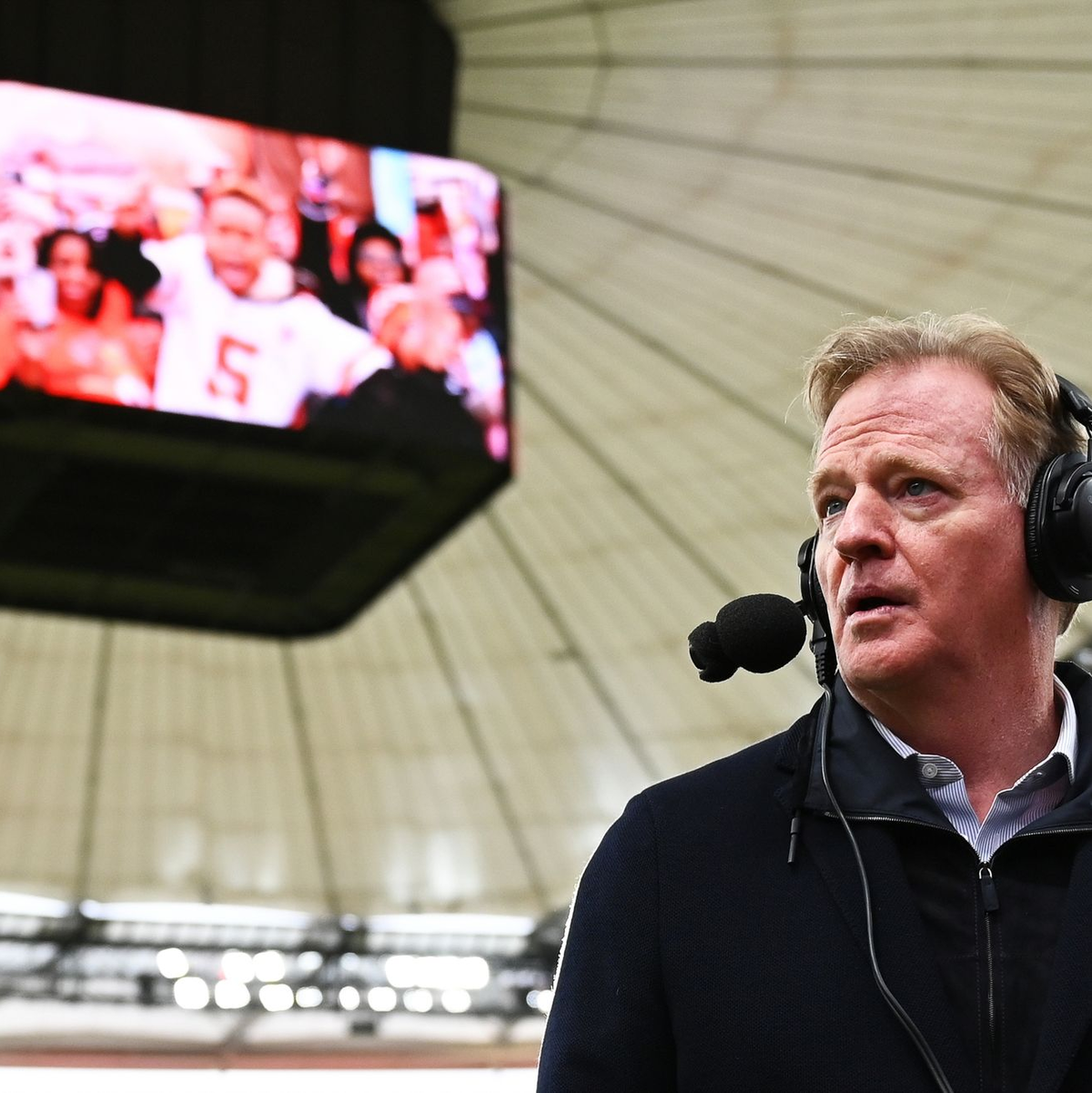 Roger Goodell ist der Chef der NFL. - Foto: Arne Dedert/dpa