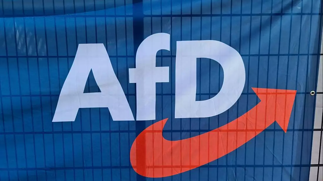 Logo vor AfD-Parteitag (Archiv) - Bild: über dts Nachrichtenagentur