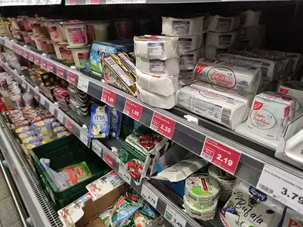 Käse im Supermarkt (Archiv) - Foto: über dts Nachrichtenagentur