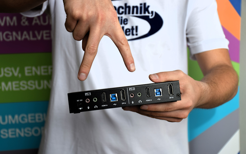 UHD 4K KVM-Umschalter für zwei Rechner - Foto: BellEquip GmbH über pressetext.de