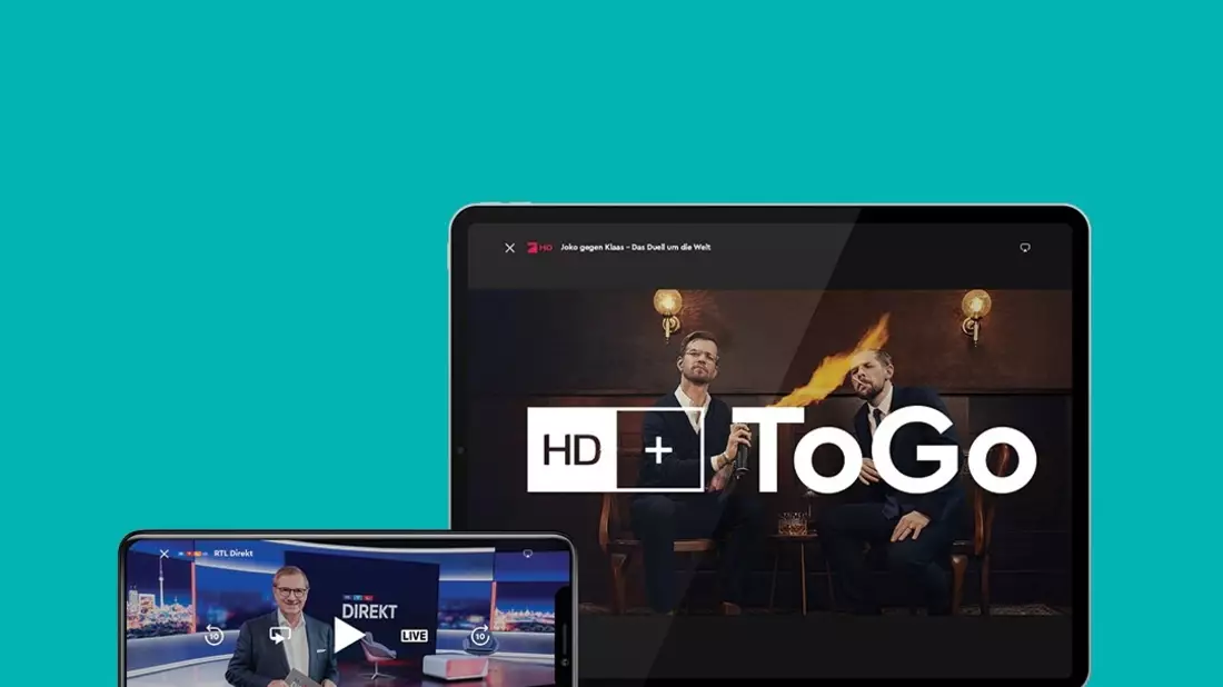 HD+ Stream: Vielfältiger Fernsehkomfort mit der neuen HD+ Mobile App - Bild: presseportal.de