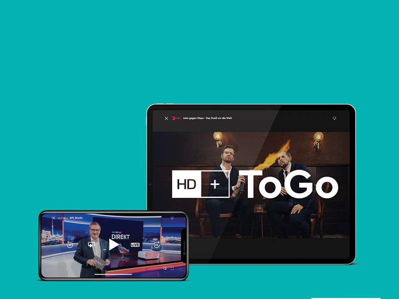 HD+ Stream: Vielfältiger Fernsehkomfort mit der neuen HD+ Mobile App - Foto: presseportal.de