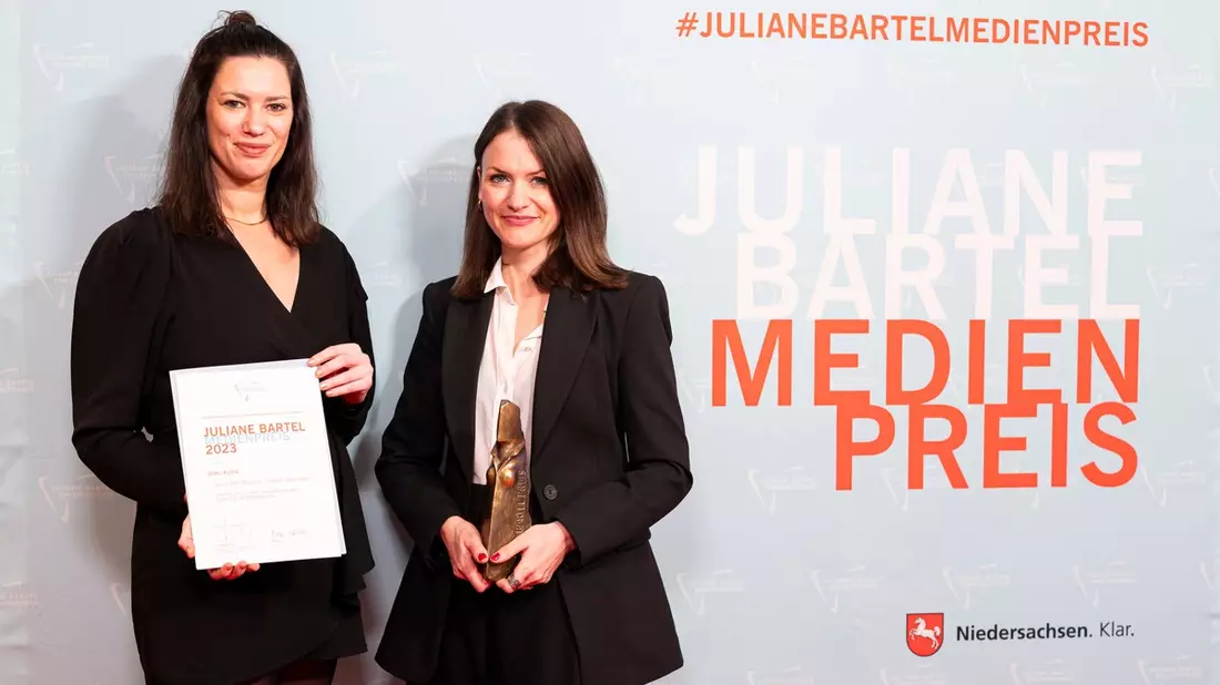 Juliane Bartel Medienpreis für NDR Podcast über Femizide in Österreich - Bild: Michael Matthey / Weiterer Text über ots und www.presseportal.de/nr/6561 / Die Verwendung dieses Bildes für redaktionelle Zwecke ist unter Beachtung aller mitgeteilten Nutzungsbedingungen zulässig und dann auch honorarfrei. Veröffentlichung ausschließlich