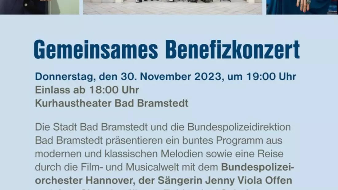 BPOLD-BBS: Gemeinsames Benefizkonzert der Stadt Bad Bramstedt und der Bundespolizei - Bild: presseportal.de