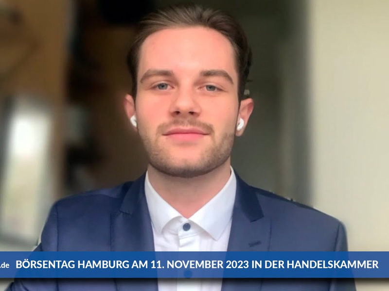 Linus Schubert (HBK): Börsentag Hamburg am 11. November in der Handelskammer - Foto: inside-wirtschaft.de